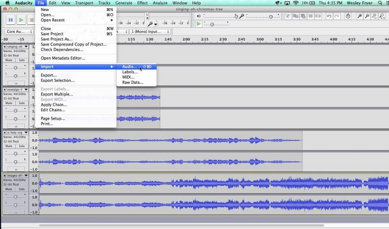 open source audacity audio editor spyware